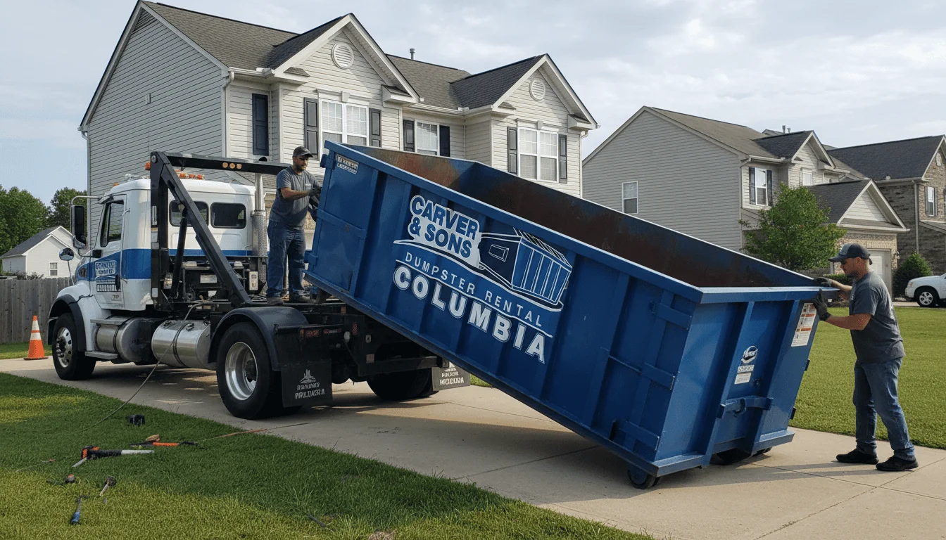 Residential Dumpster Rental Columbia SC-img