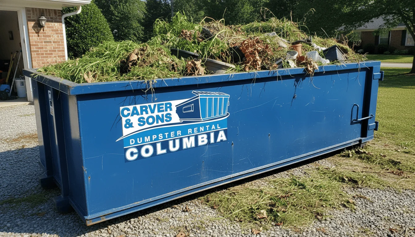 Yard Waste Dumpster Rental Columbia-img